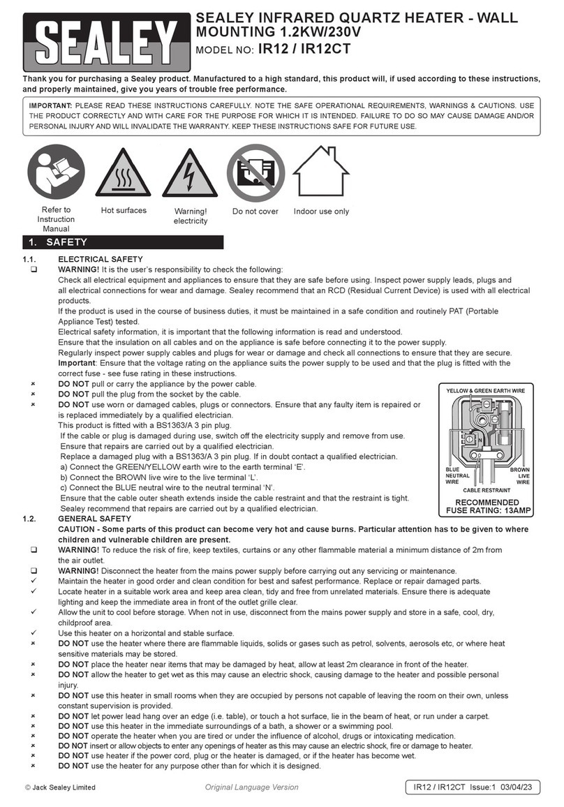 Sealey IR12 User manual