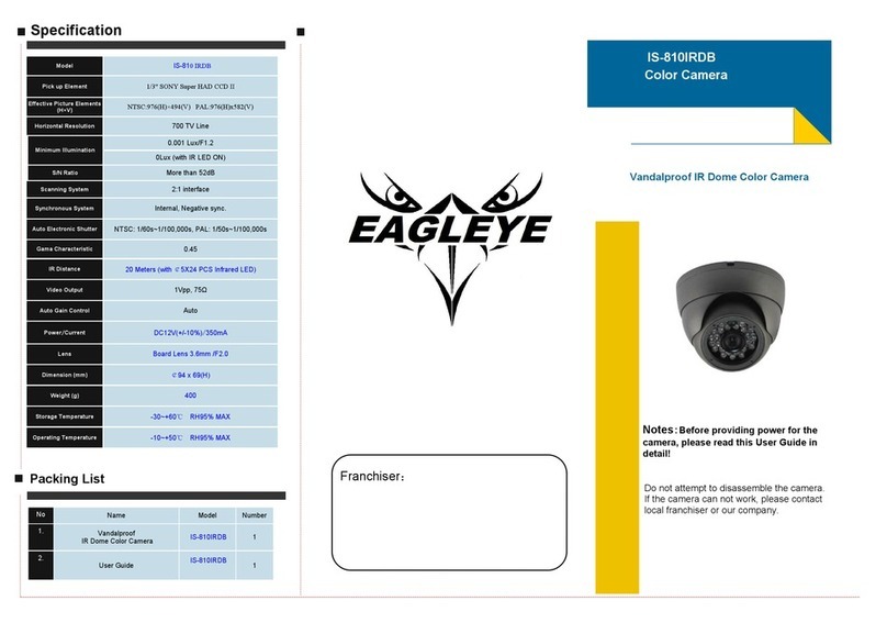 Eagleye IS-810IRDB manual