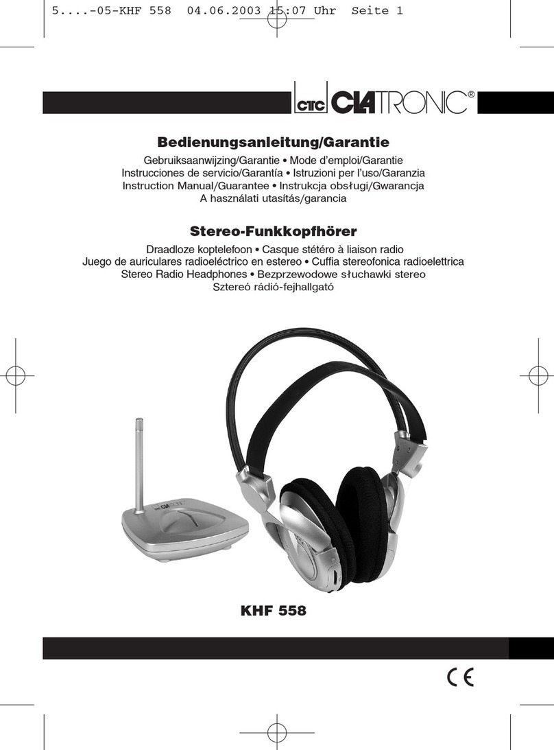 Clatronic KHF 558 instruction manual