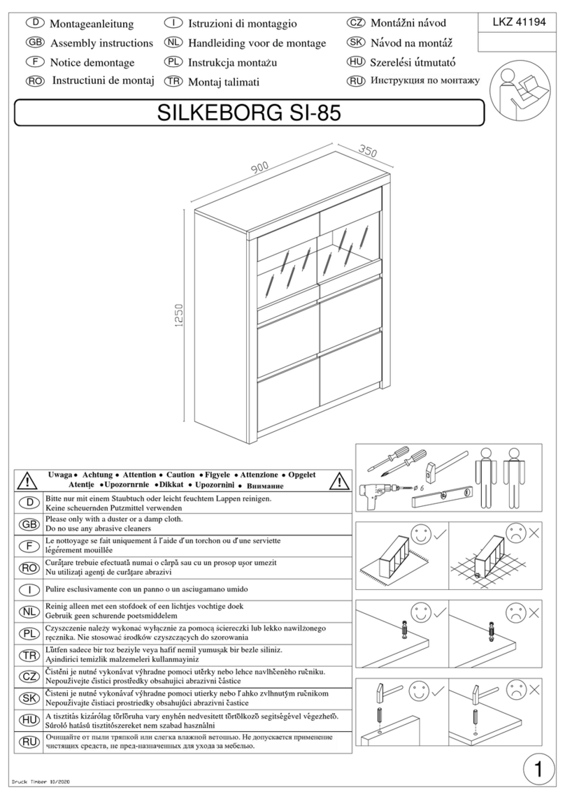 Woltra SILKEBORG SI-85 Assembly instructions