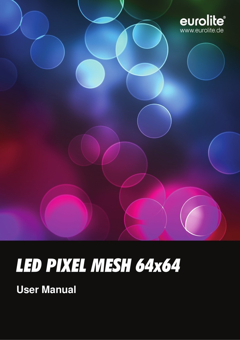 EuroLite LED PIXEL MESH 64x64 user manual