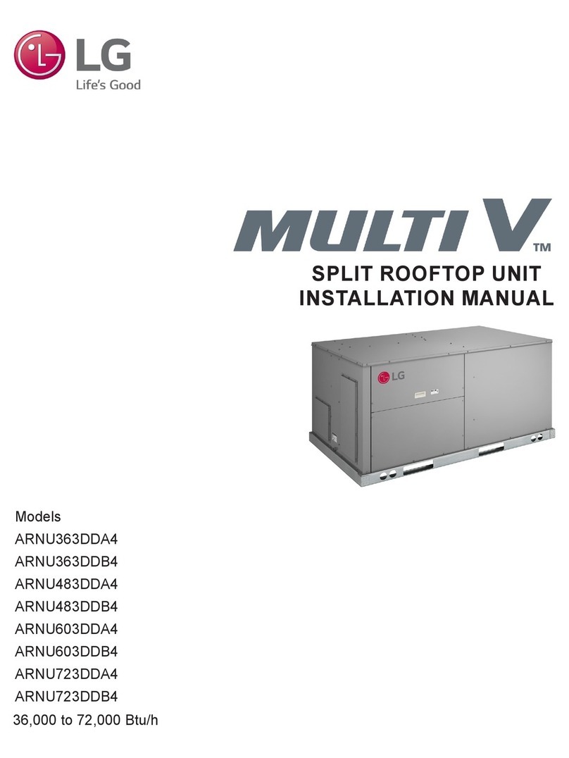 LG MULTI V ARNU363DDB4 User manual