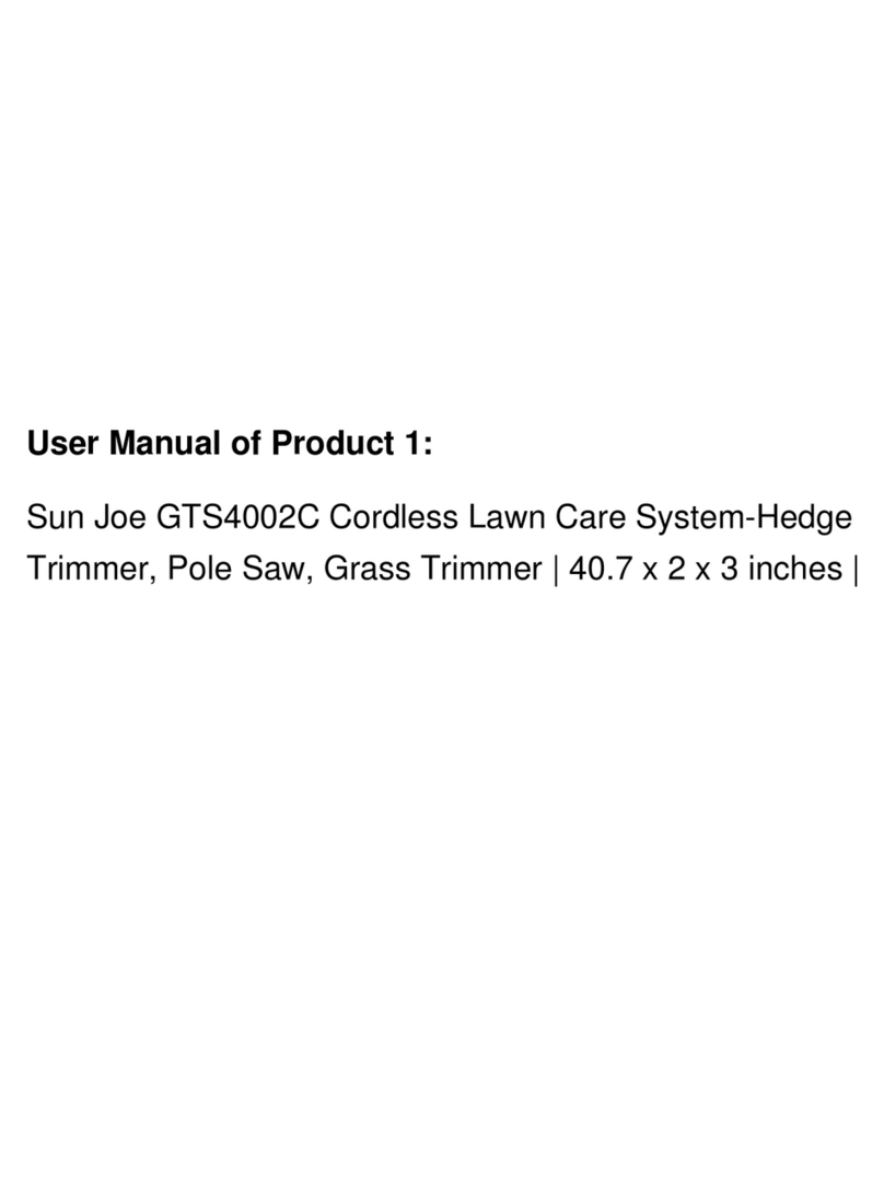 sunjoe GTS4002C User manual