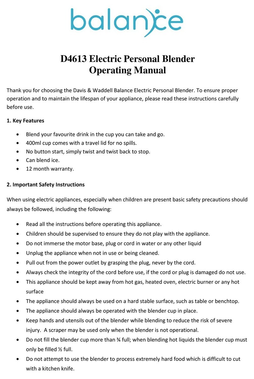 Davis & Waddell Balance D4613 operating manual