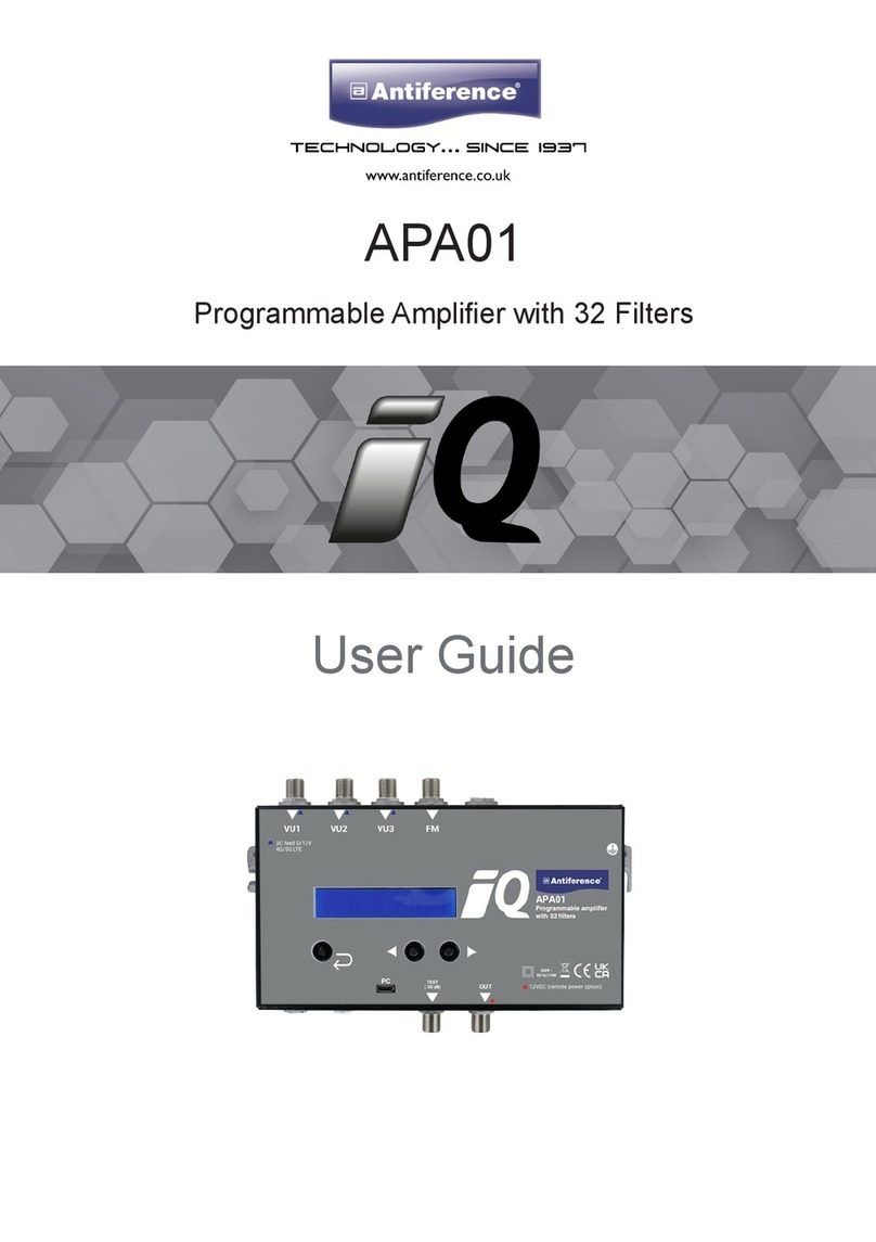 ANTIFERENCE iQ APA01 user guide