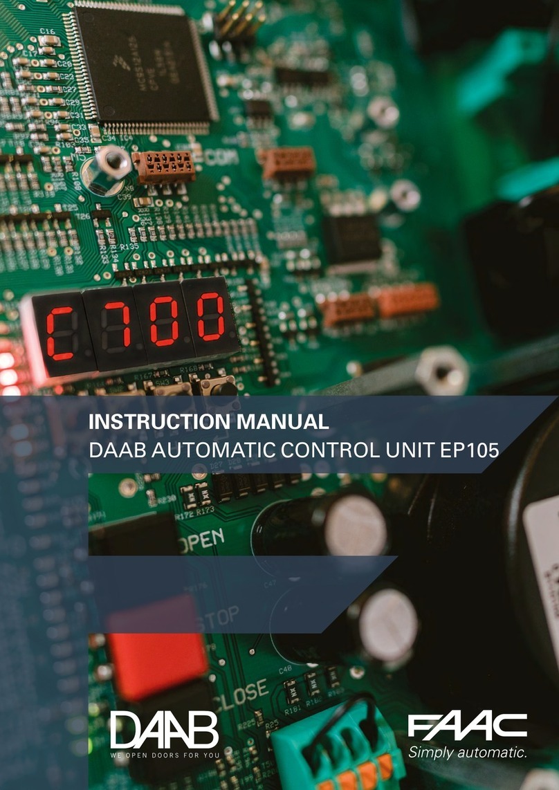 FAAC DAAB EP105 User manual