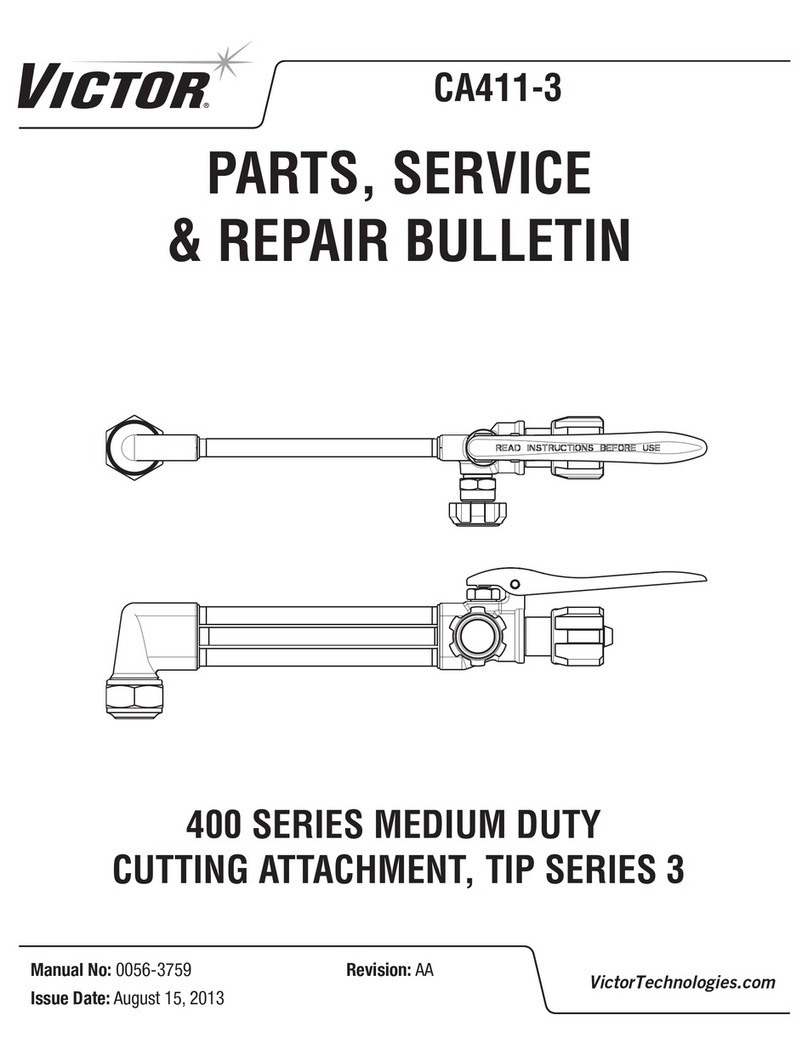 Victor 3 Series PARTS, SERVICE & REPAIR BULLETIN