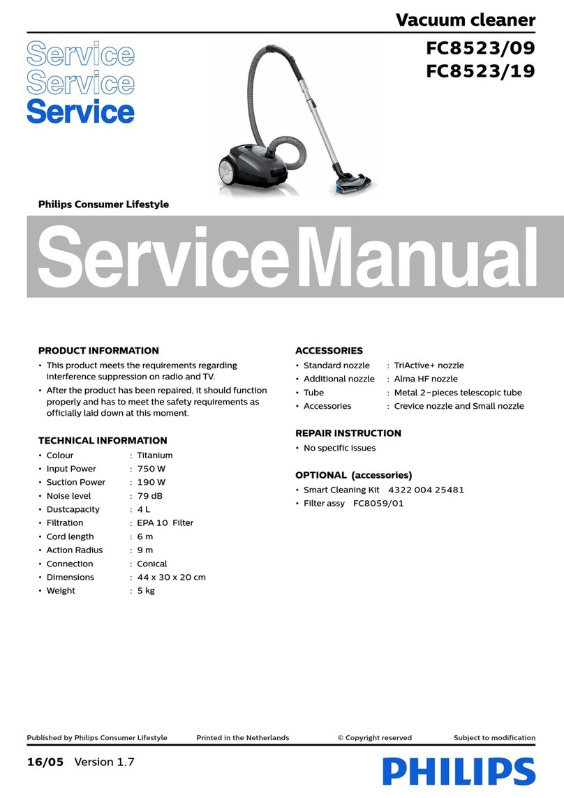 Philips FC8523/09 User manual
