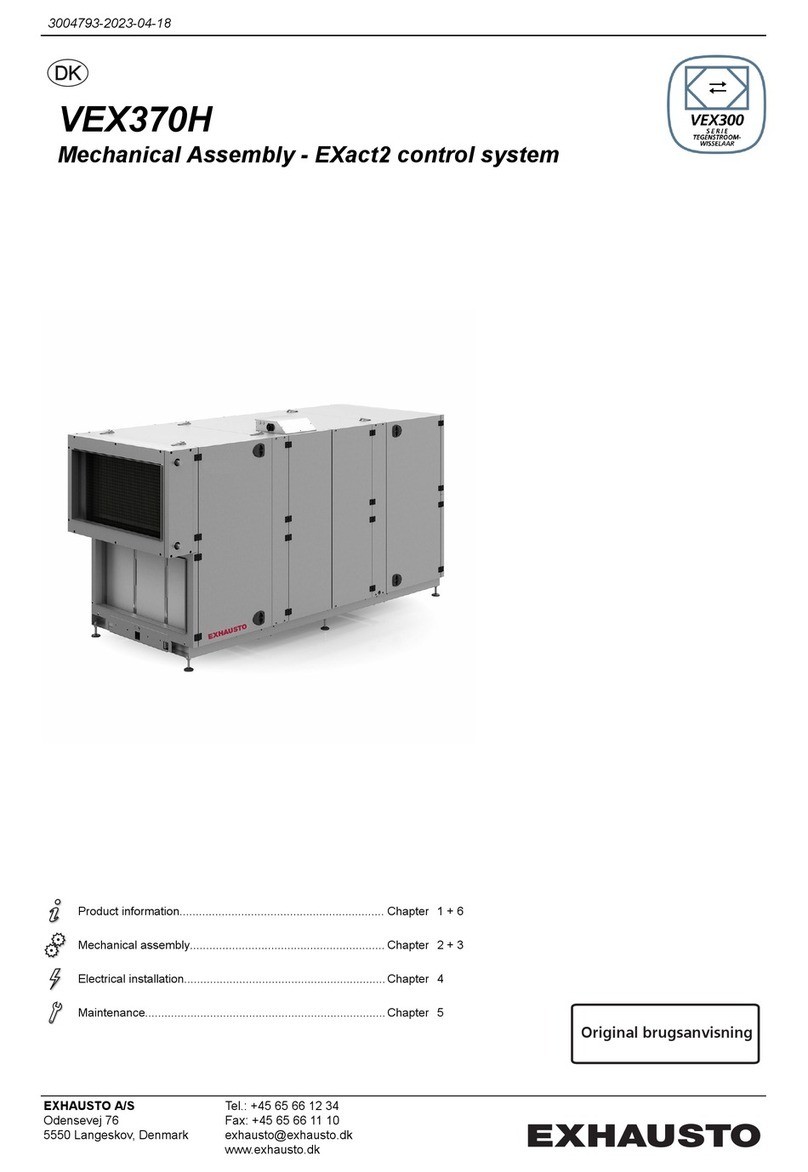 Exhausto VEX370H Mechanical assembly