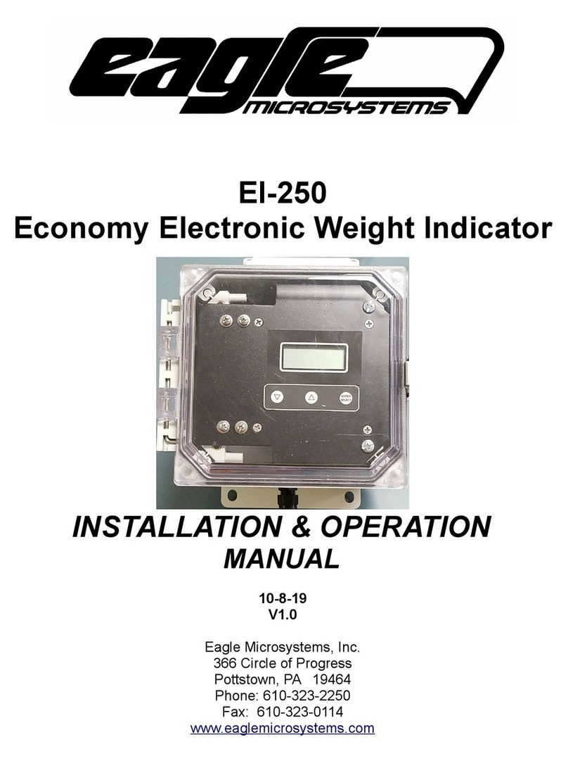 Eagle EI-250 Installation & operation manual