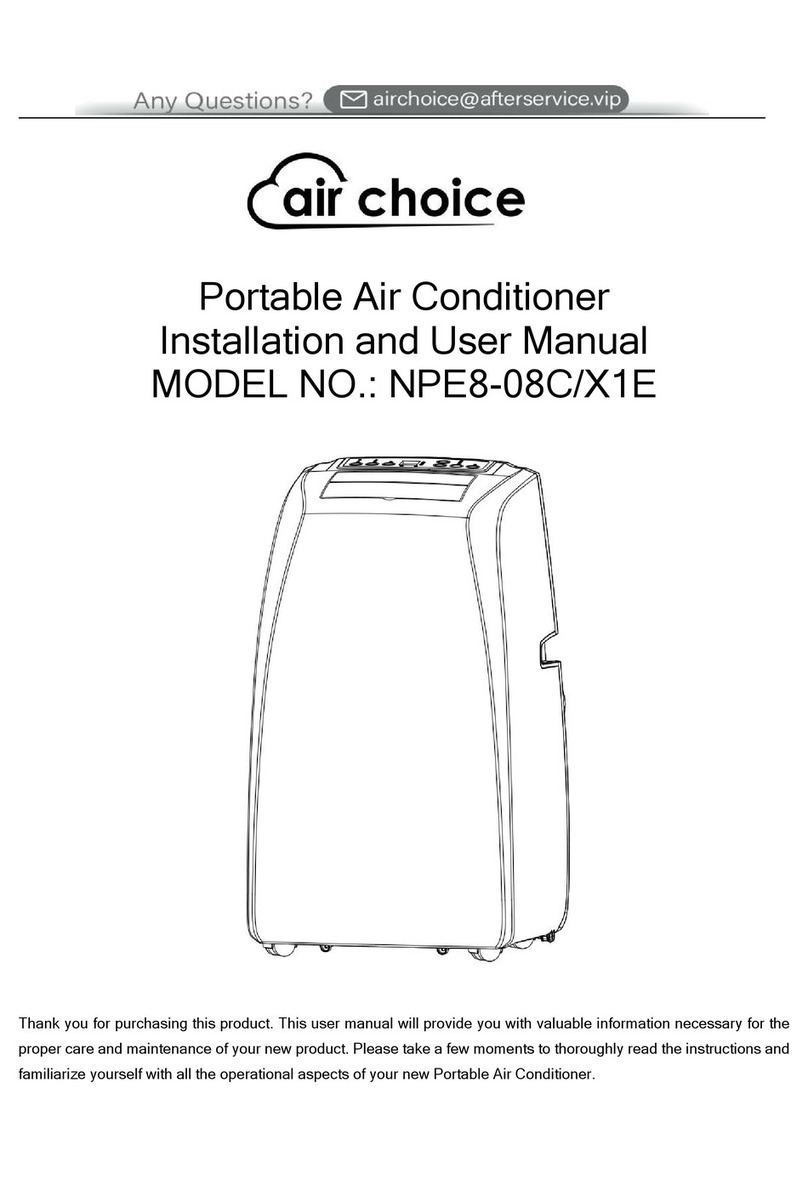 air choice NPE8-08C/X1E User manual