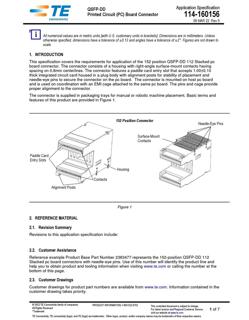 TE Connectivity QSFP-DD User guide