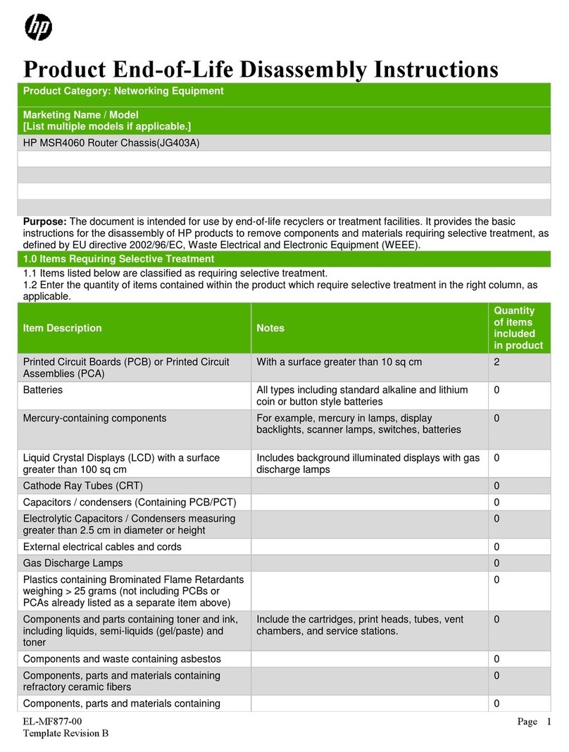 HP MSR4060 Assembly instructions