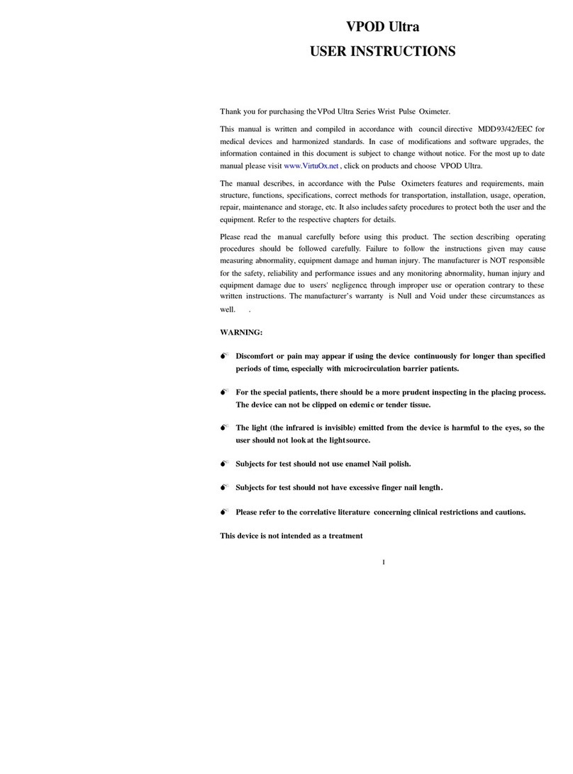 Virtuox VPOD Ultra Series User instructions Virtuox VPOD Ultra Series User instructions