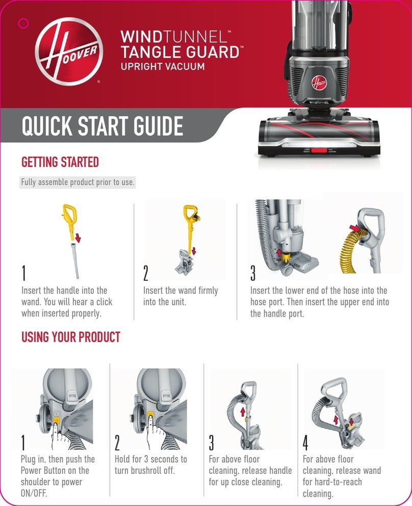 Hoover WINDTUNNEL TANGLE GUARD UH77110 User manual