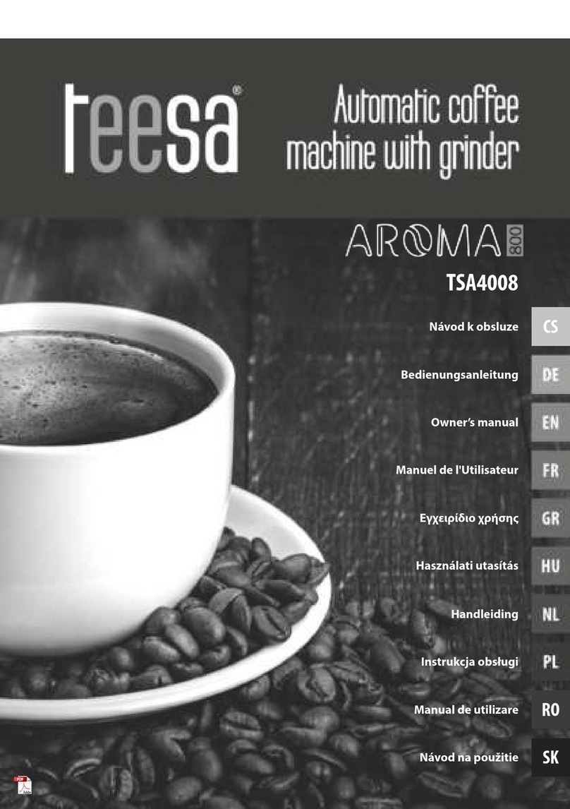 Teesa Aroma 800 owner's manual