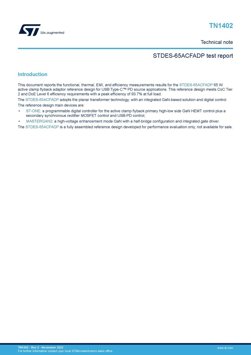 ST STDES-65ACFADP Specification sheet