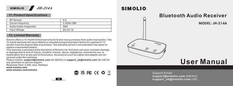 SIMOLIO JH-214A User manual
