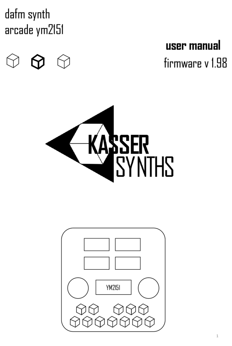 Kasser Synths dafm synth arcade ym2151 User manual
