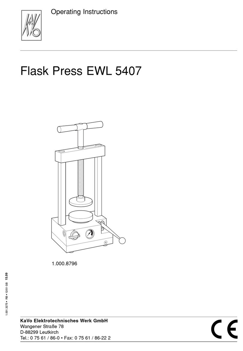 KaVo EWL 5407 operating instructions
