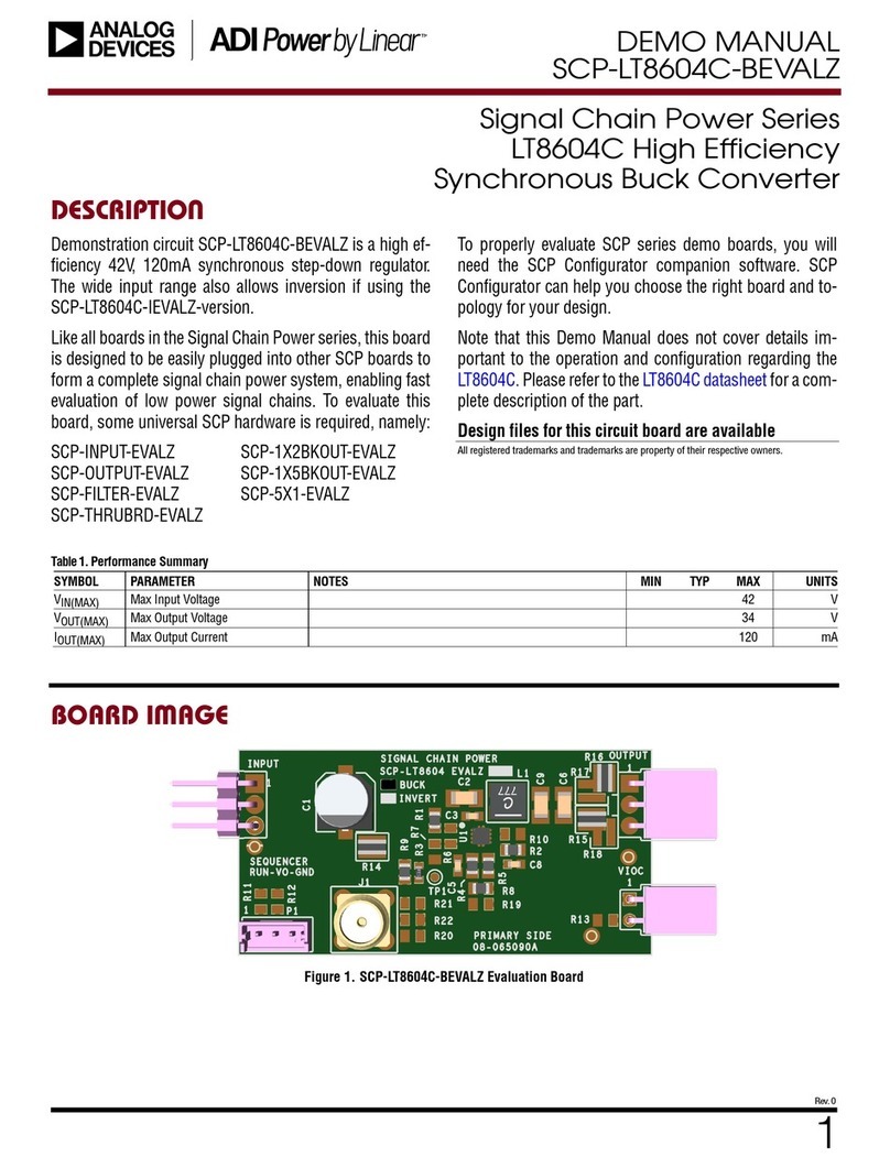 Analog Devices SCP-LT8604C-BEVALZ Quick setup guide Analog Devices SCP-LT8604C-BEVALZ Quick setup guide