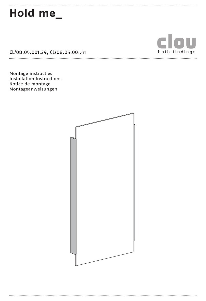 Clou HOLD ME CL/08.05.001.29 User manual Clou HOLD ME CL/08.05.001.29 User manual