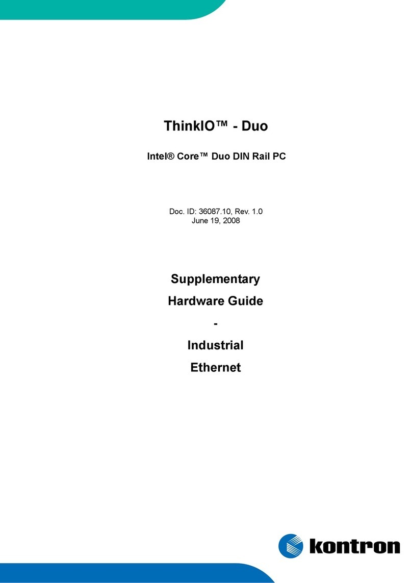 Kontron ThinkIO Duo Installation instructions