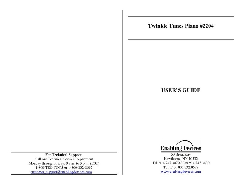 Enabling Devices Twinkle Tunes Piano user guide