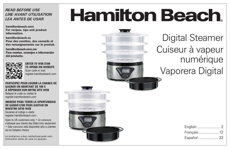 Hamilton Beach 37545 User manual