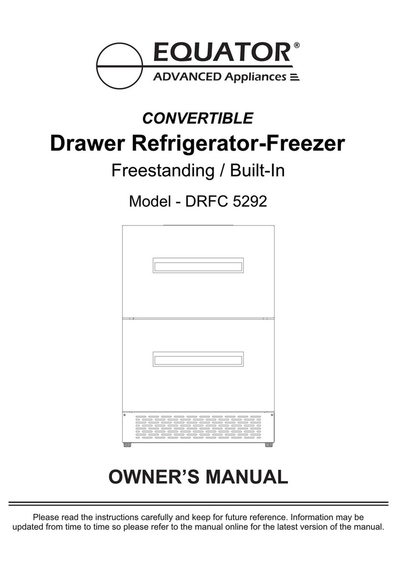 Equator DRFC 5292 User manual