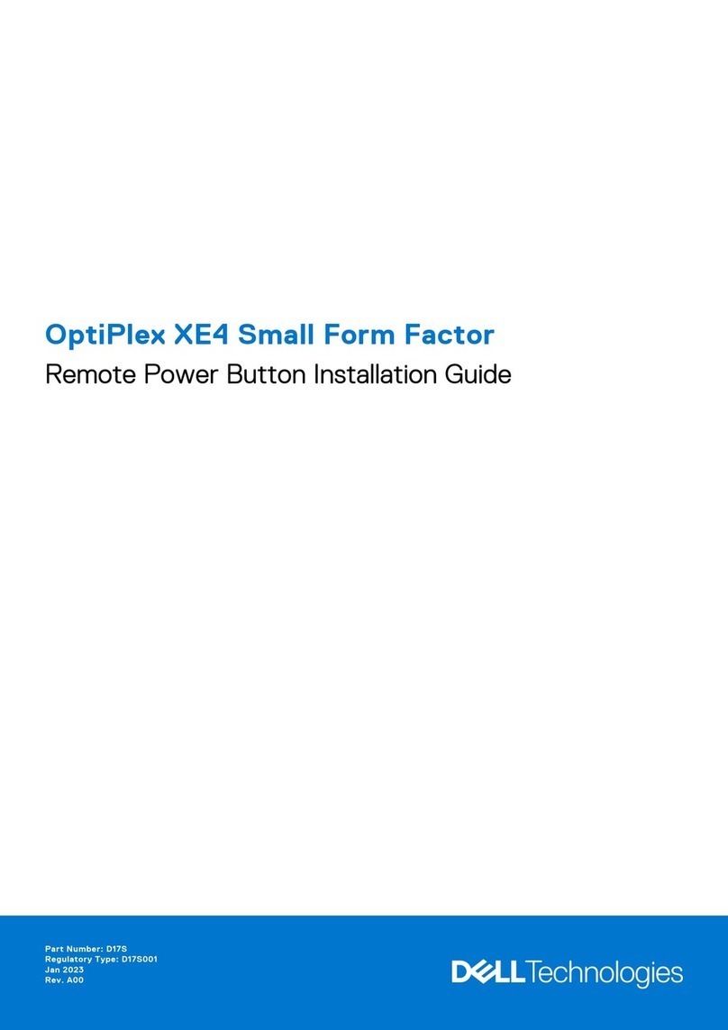 Dell OptiPlex XE4 Small Form Factor User manual
