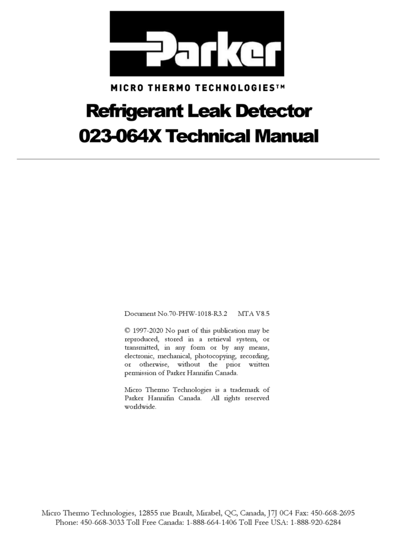 Parker 023-064 Series Technical manual