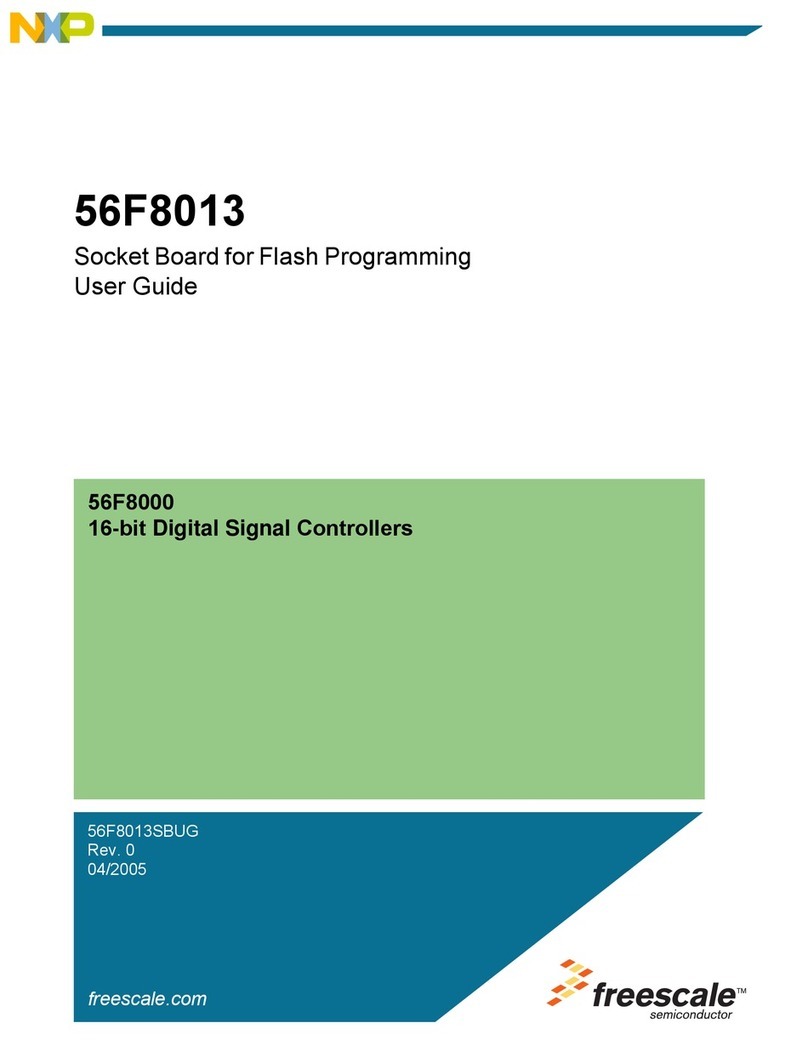 Freescale Semiconductor NXP 56F8013 User manual