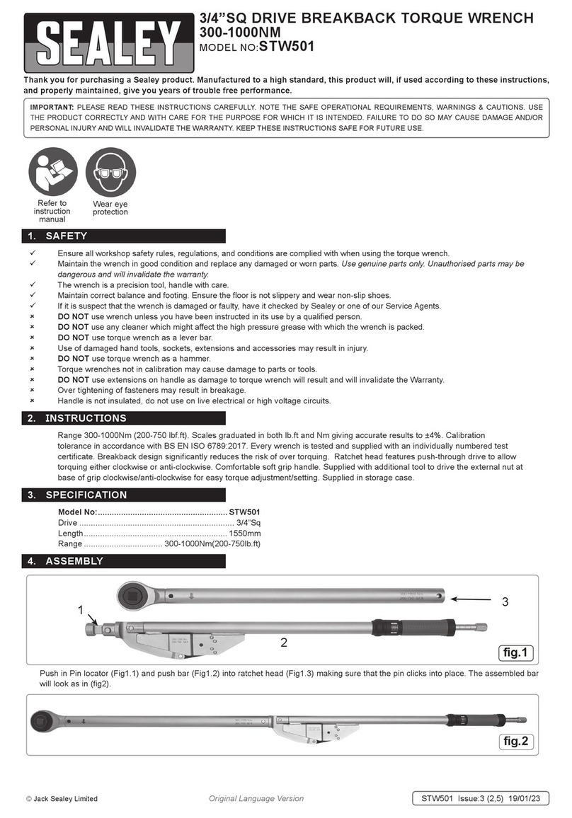 Sealey STW501 User manual