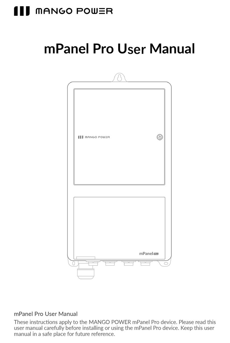 MANGO POWER mPanel Pro user manual