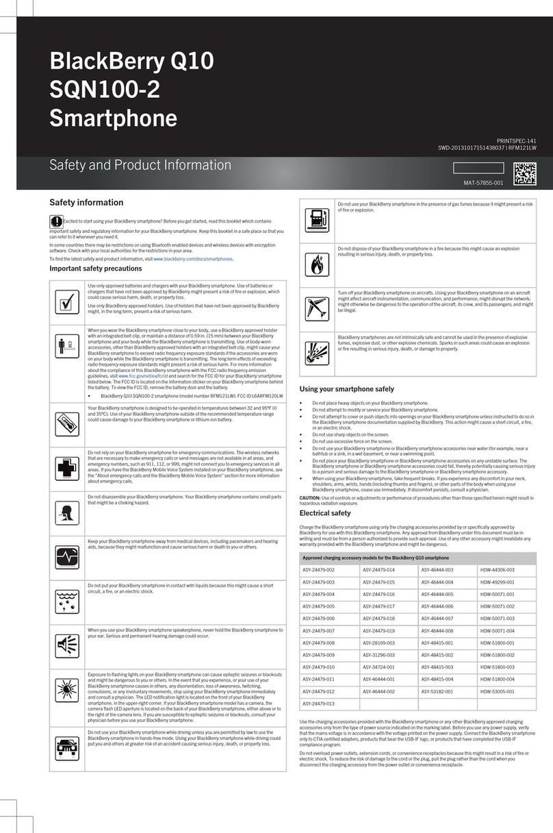 Blackbe;rry Q10 User manual