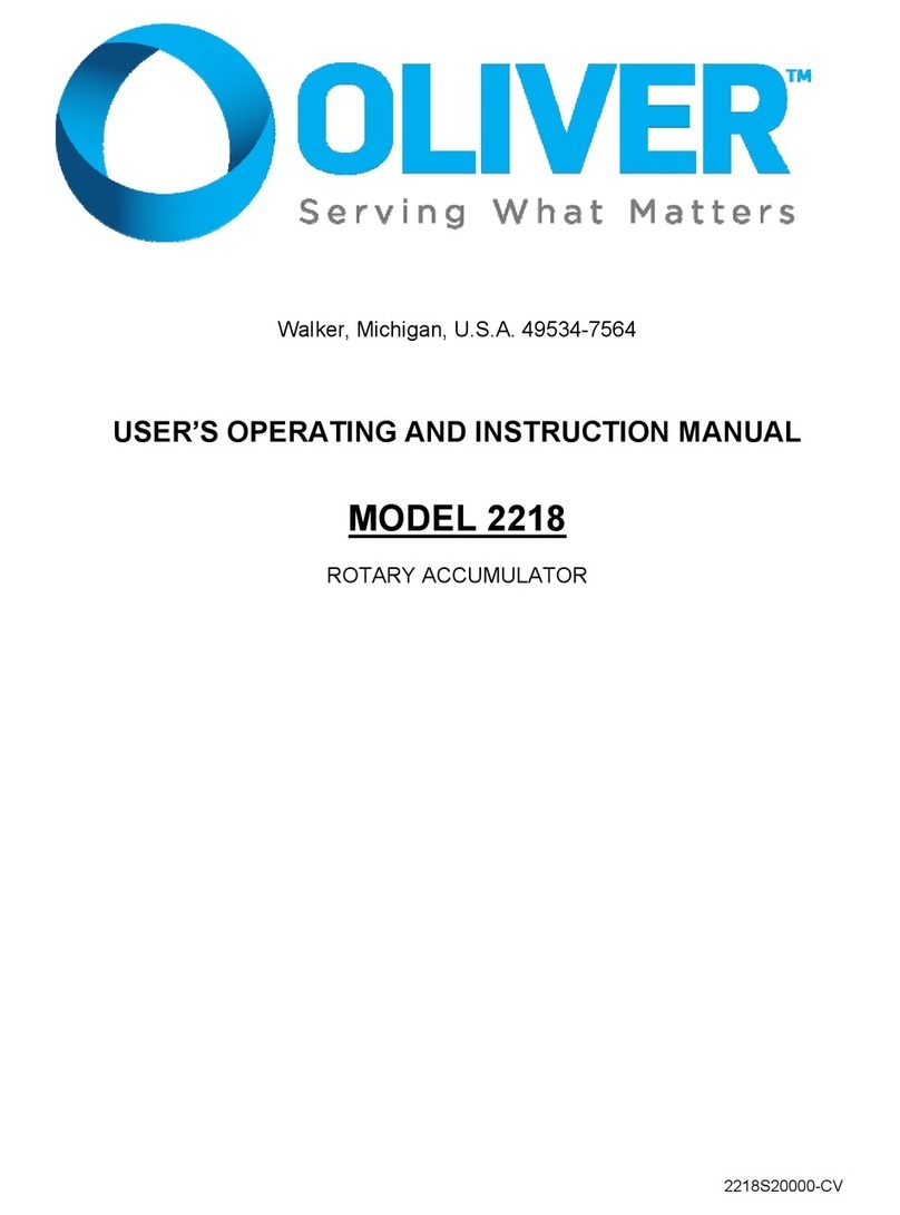 Oliver 2218 User's operating and instruction manual