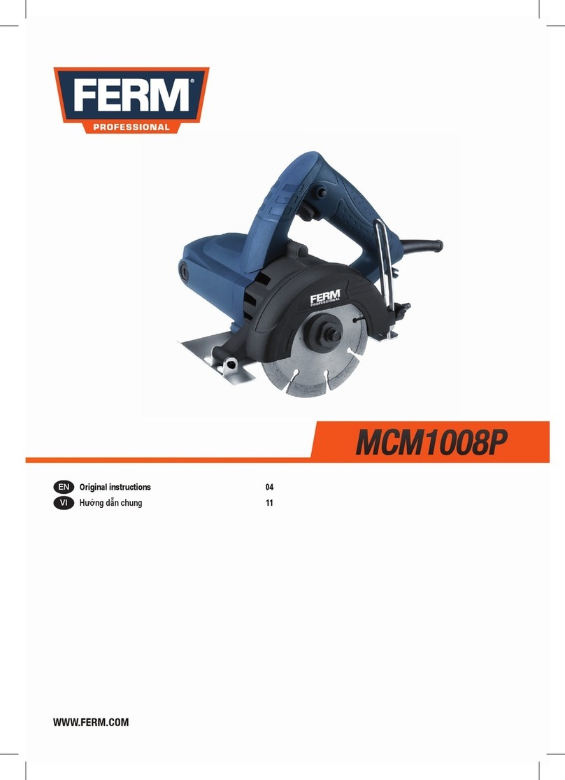 Ferm PROFESSIONAL MCM1008P Original instructions