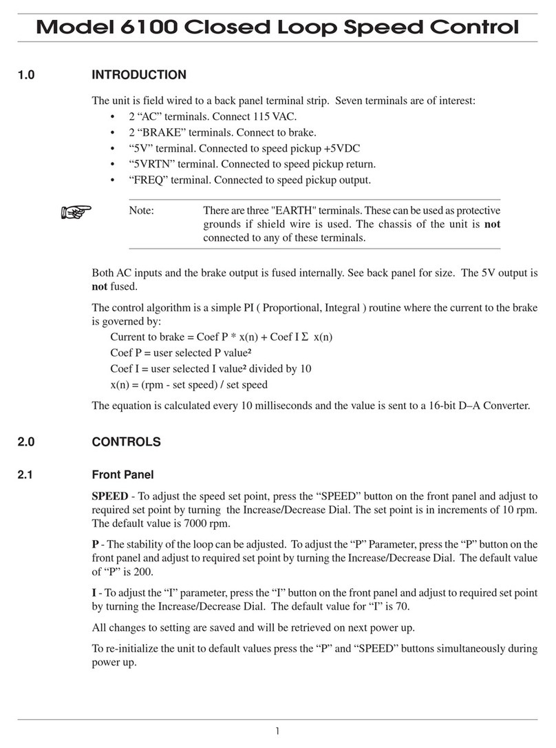 Magtrol 6100 user manual