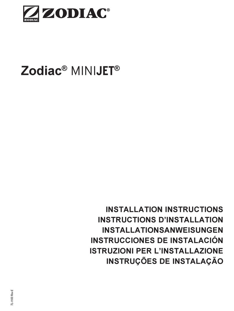Zodiac MINIJET FFMJ installation instructions