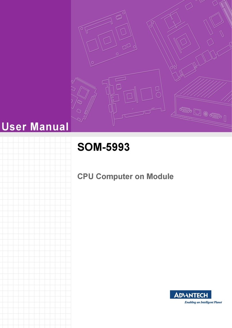 Advantech SOM-5993 User manual