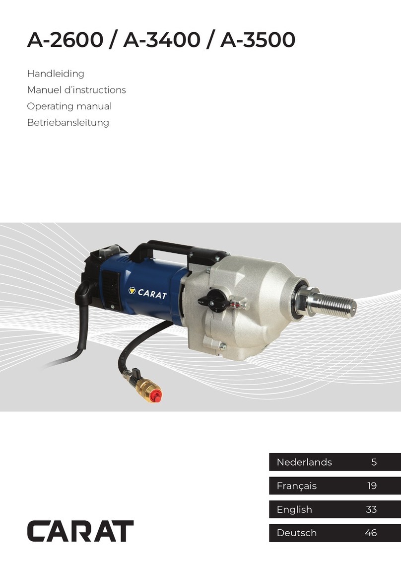 Carat A-2600 operating manual