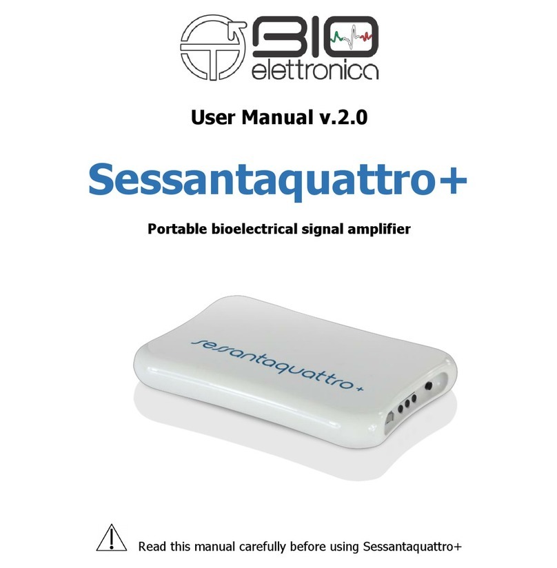 OT Bioelettronica Sessantaquattro+ User manual