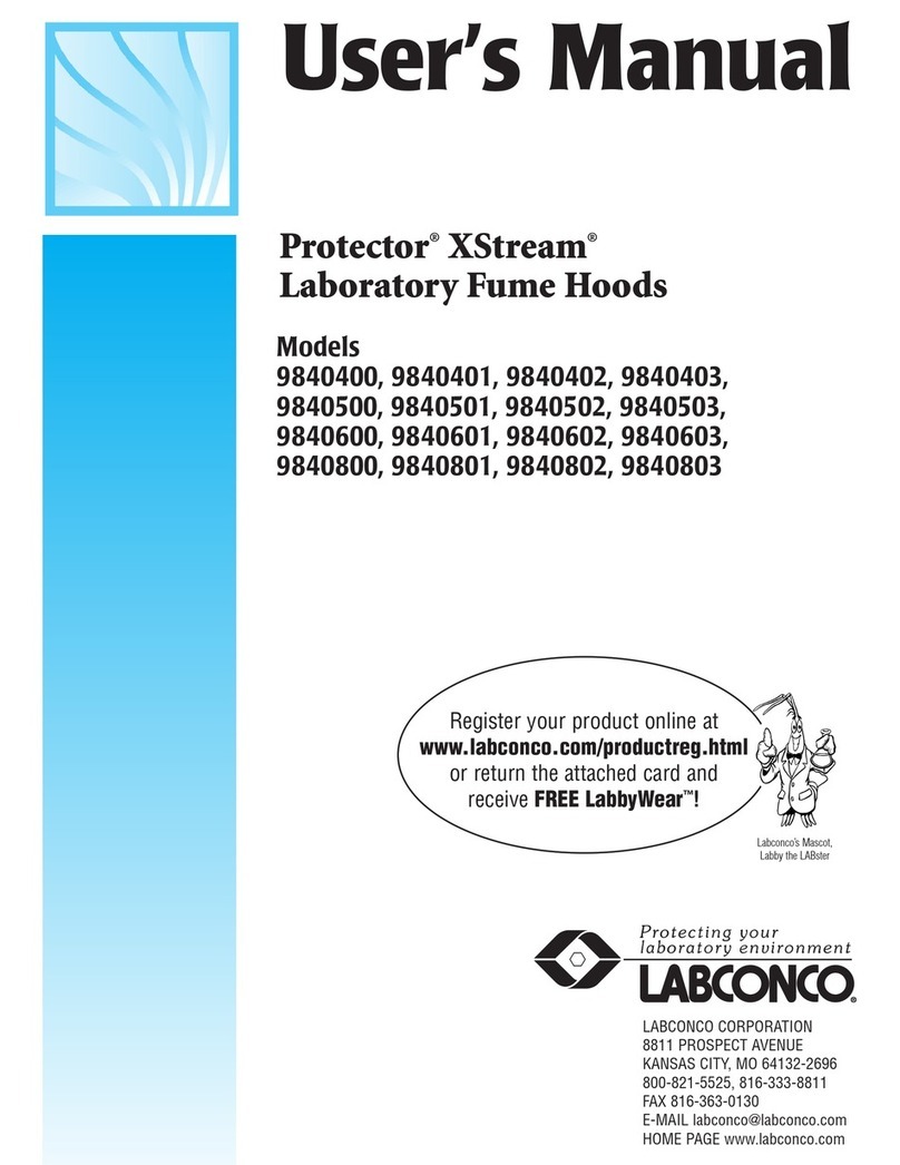 Labconco Protector XStream 9840400 User manual