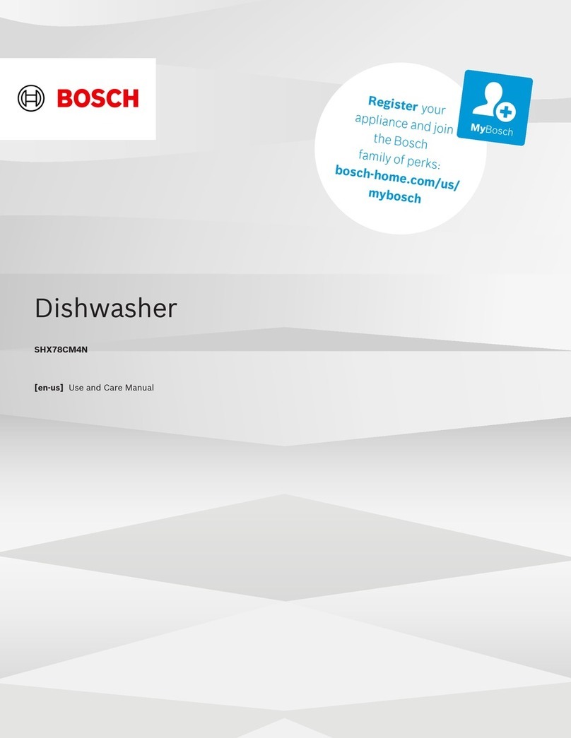 Bosch SHX78CM4N User manual