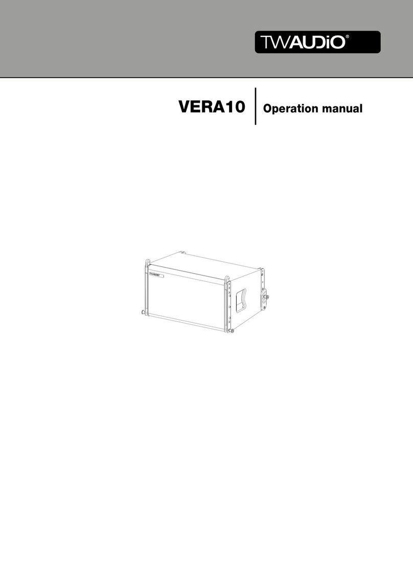 TW Audio VERA10 Operation manual