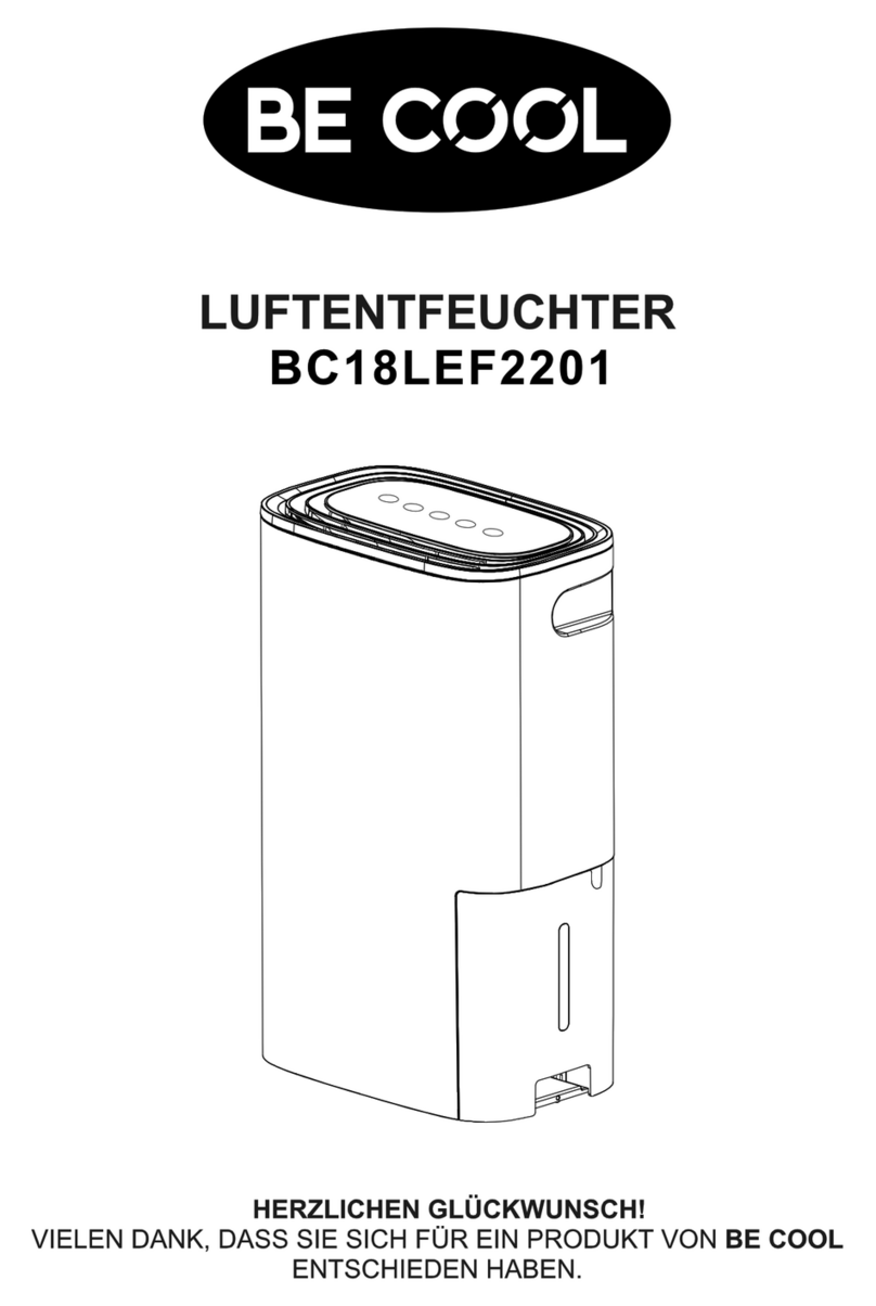 Be Cool BC18LEF2201 instructions