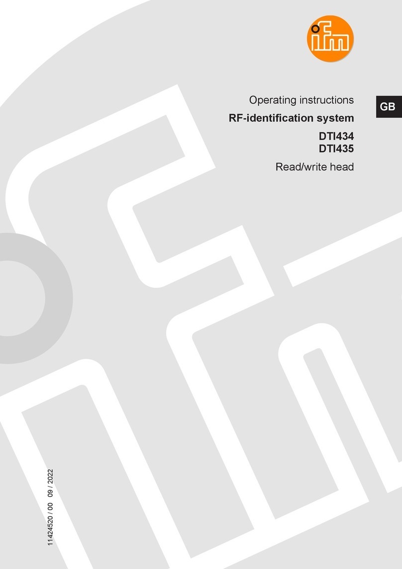 IFM DTI434 operating instructions