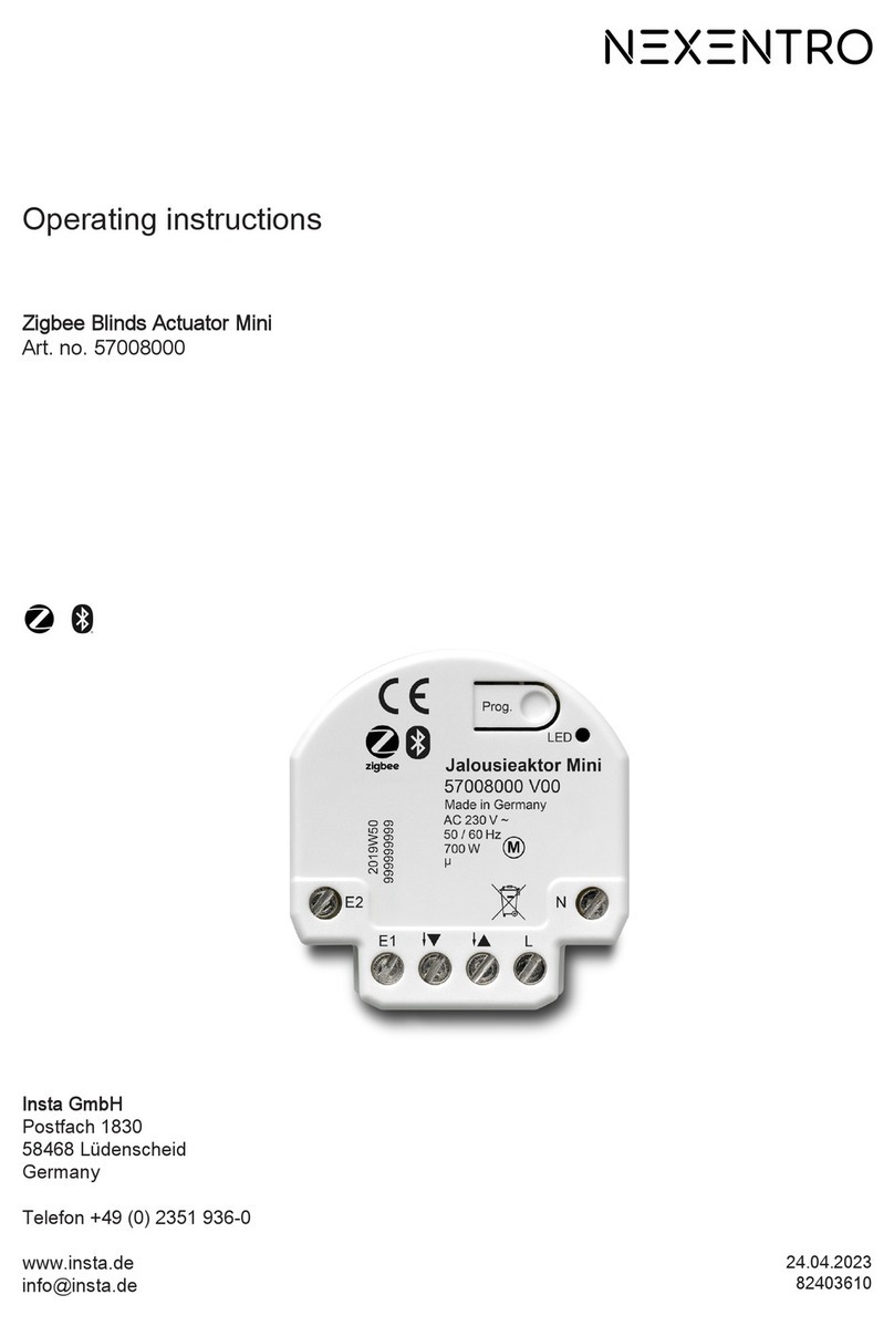 NEXENTRO 57008000 operating instructions