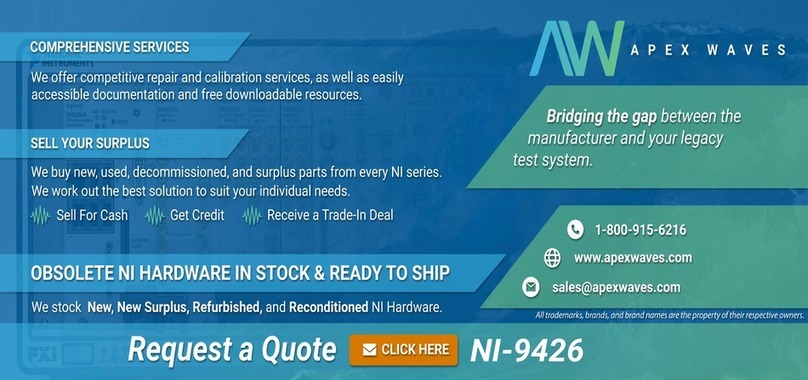 National Instruments NI 9426 User manual